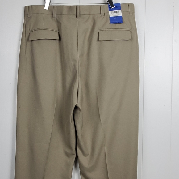 NWT Kenneth Cole Reaction khaki trouser pants 38× 34 - Picture 9 of 13